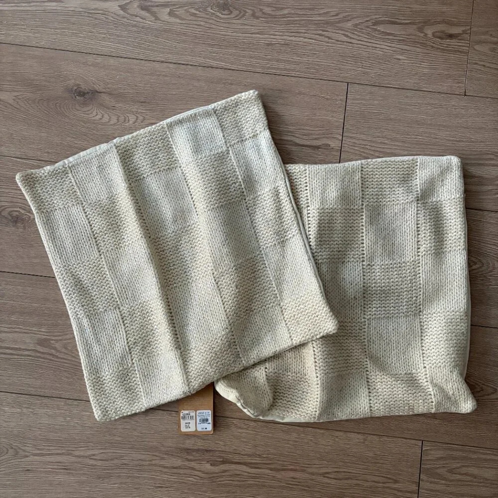 West Elm Gilded Pillow Covers (2)
